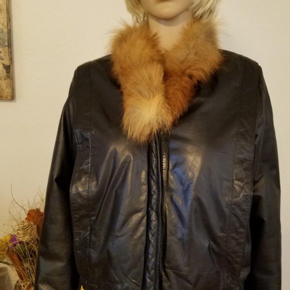 Leather Loft Vintage women's jacket size 9/10 - Picture 6 of 11